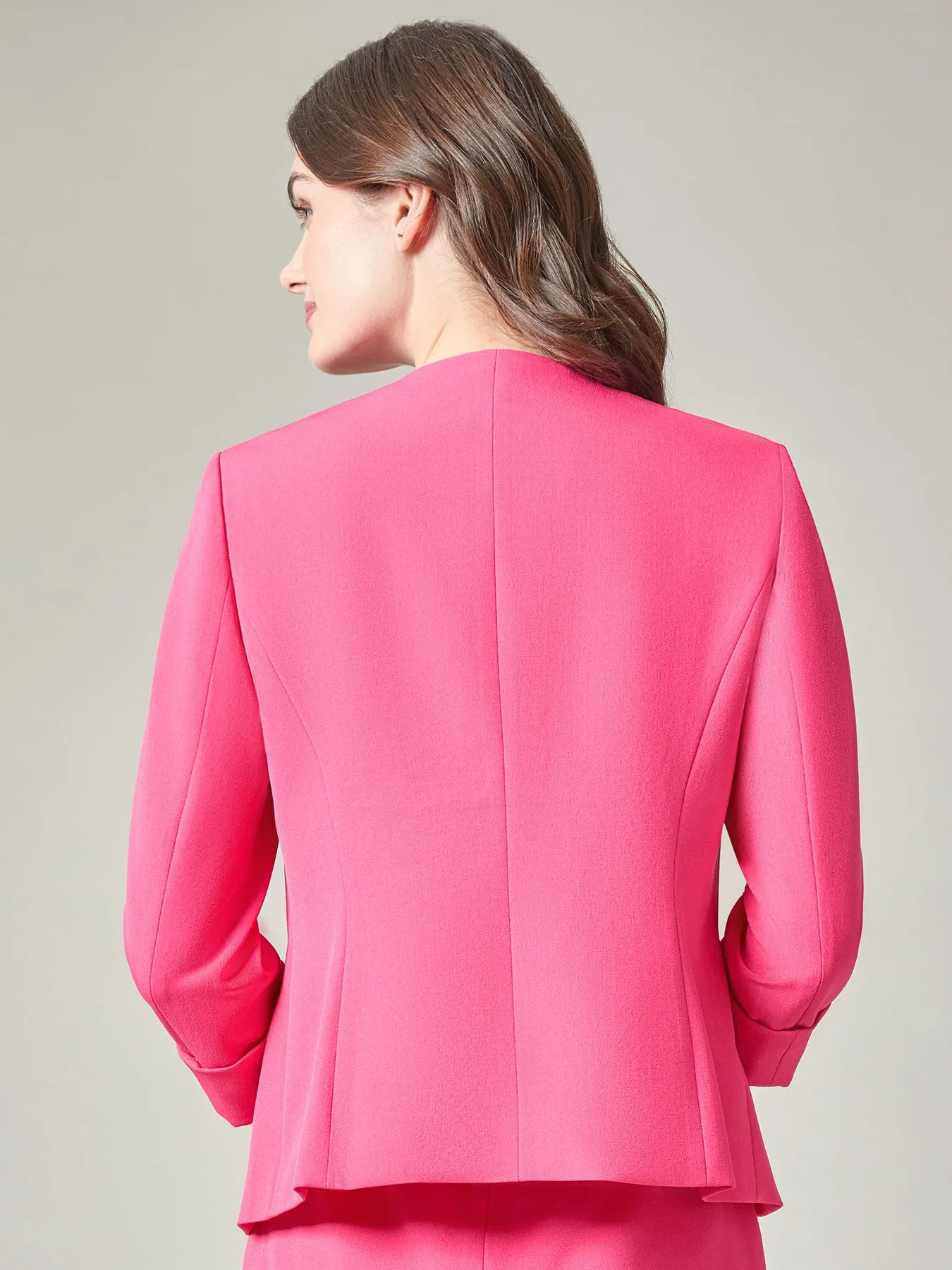 Plus Elle Jacket, Iconic Stretch Crepe