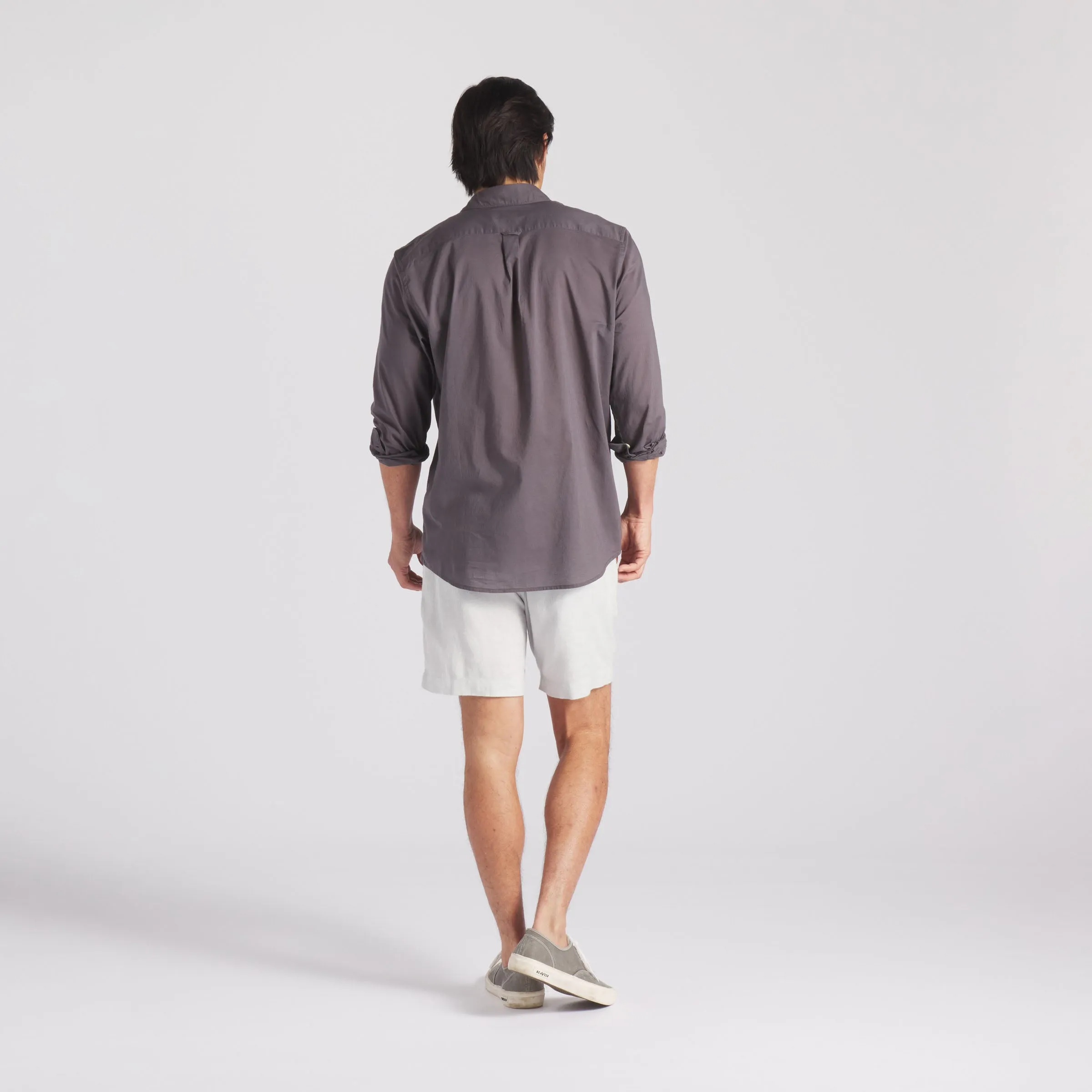 Portofino Featherweight Poplin Shirt - Forged Iron