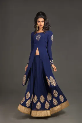 Royal Lehenga Set - Sapphire