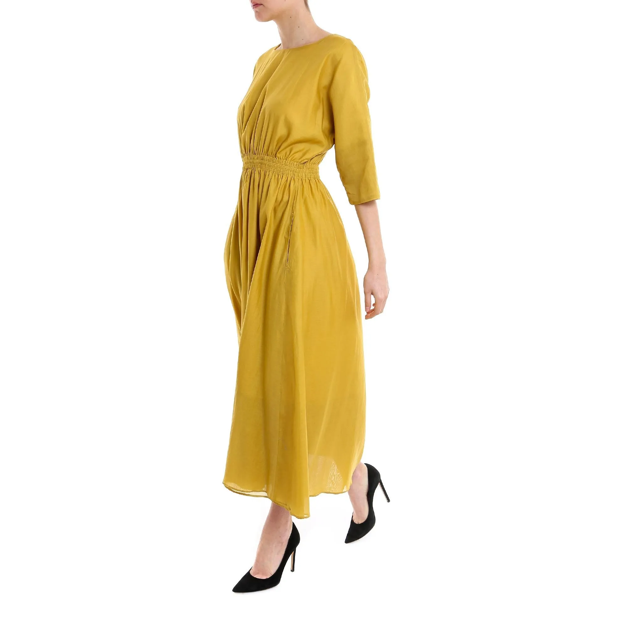 'S Max Mara Gathered Waist Dress