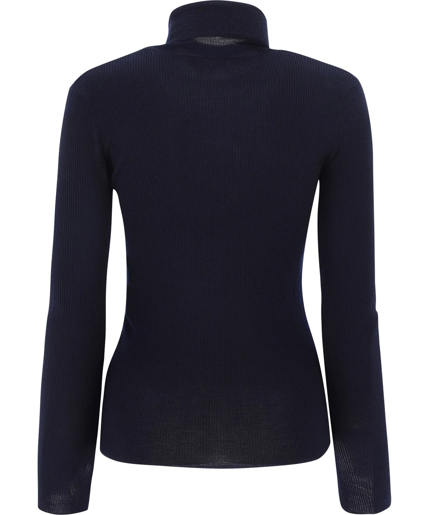 'S Max Mara Ribbed Polo Neck Jumper