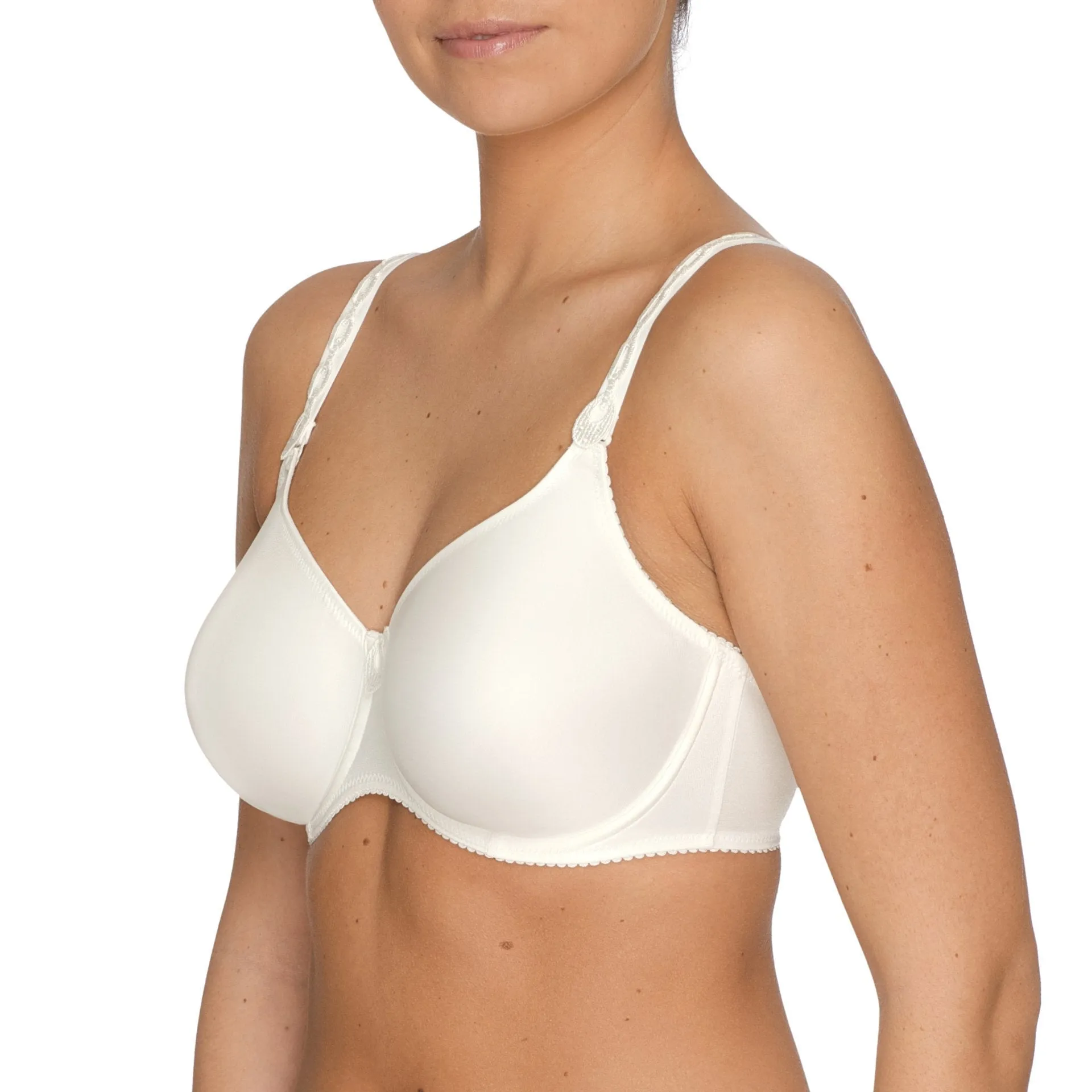 Satin Smooth Guipure Strap T-Shirt Bra B-I