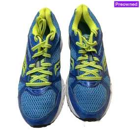 SAUCONY Women's Grid Cohesion 6 -Blue/Citron- Running Shoe - Size 8.5M Preowned