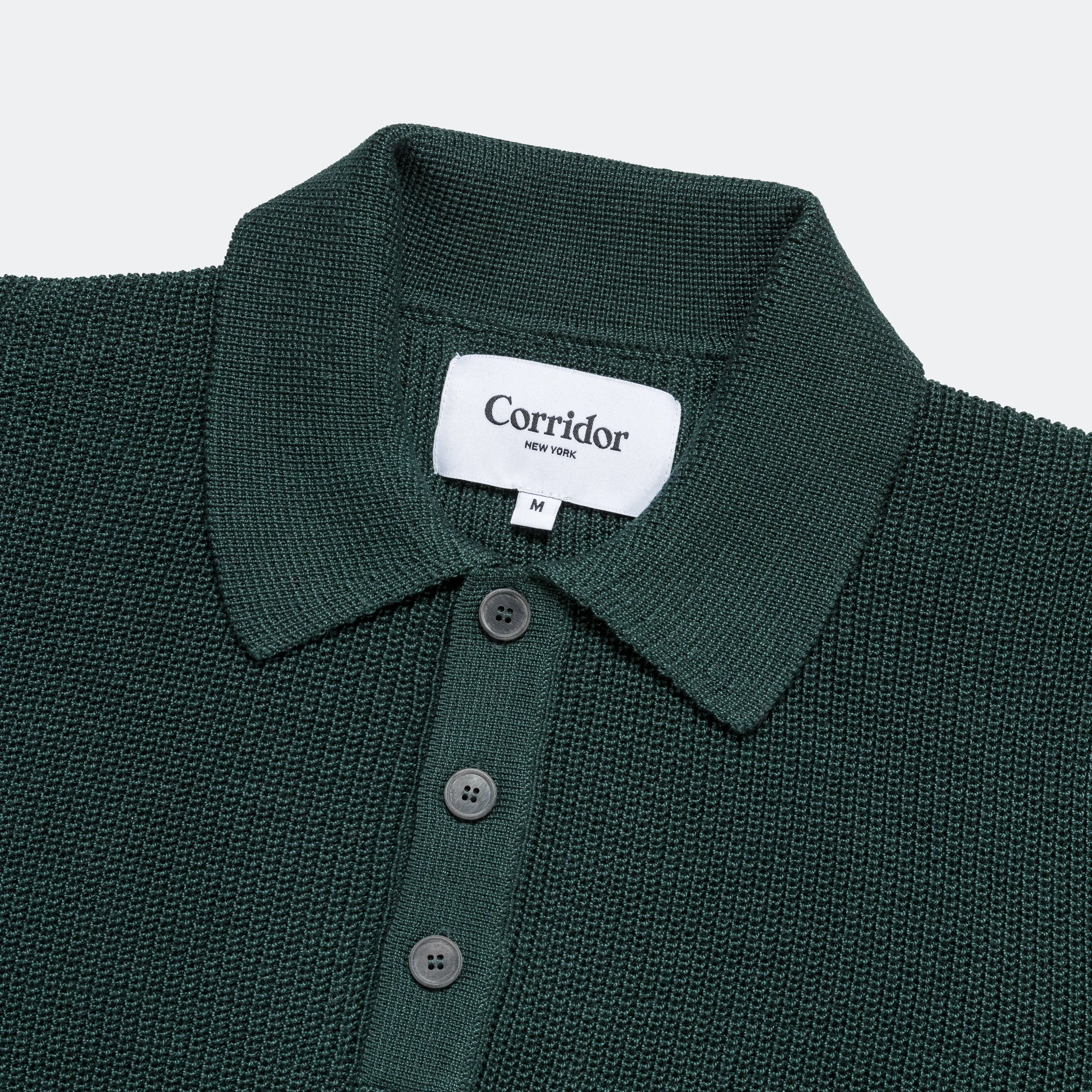 Slouchy LS Polo - Green