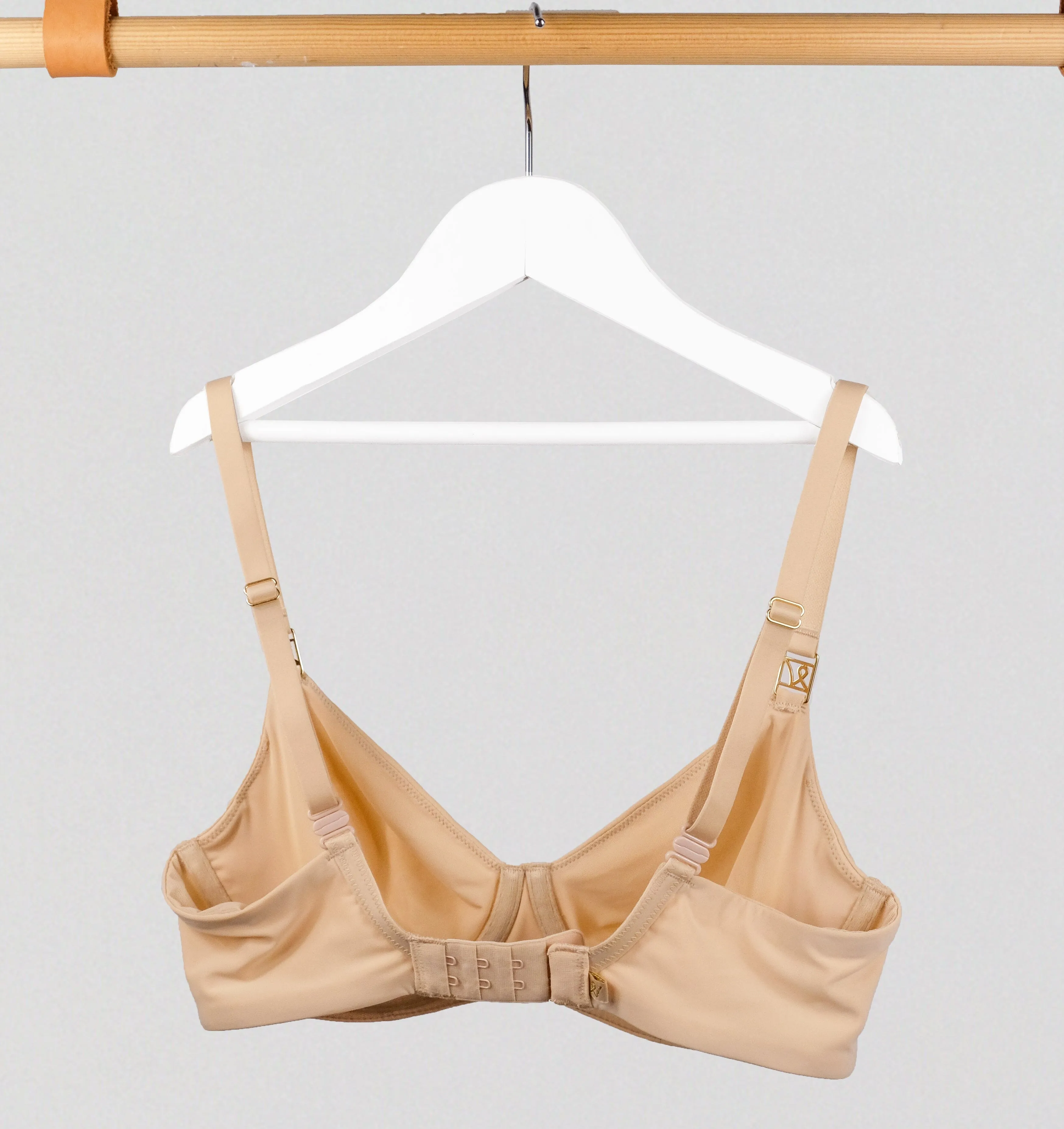 Smooth full cup t-shirt bra [Sand]