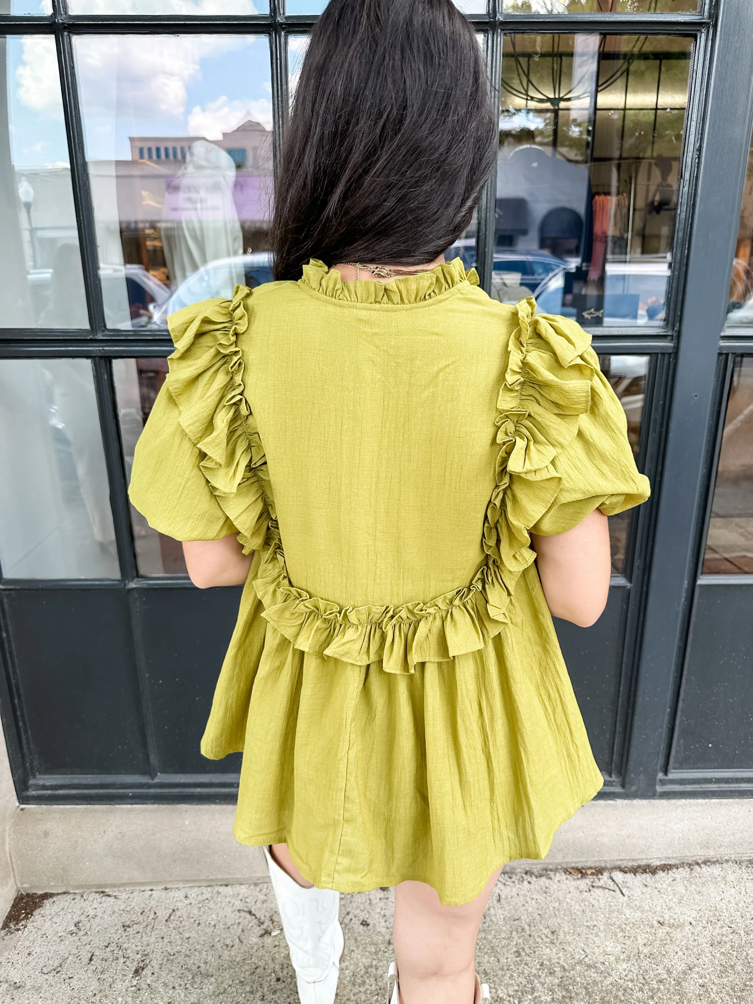 Square Ruffle Floaty Top