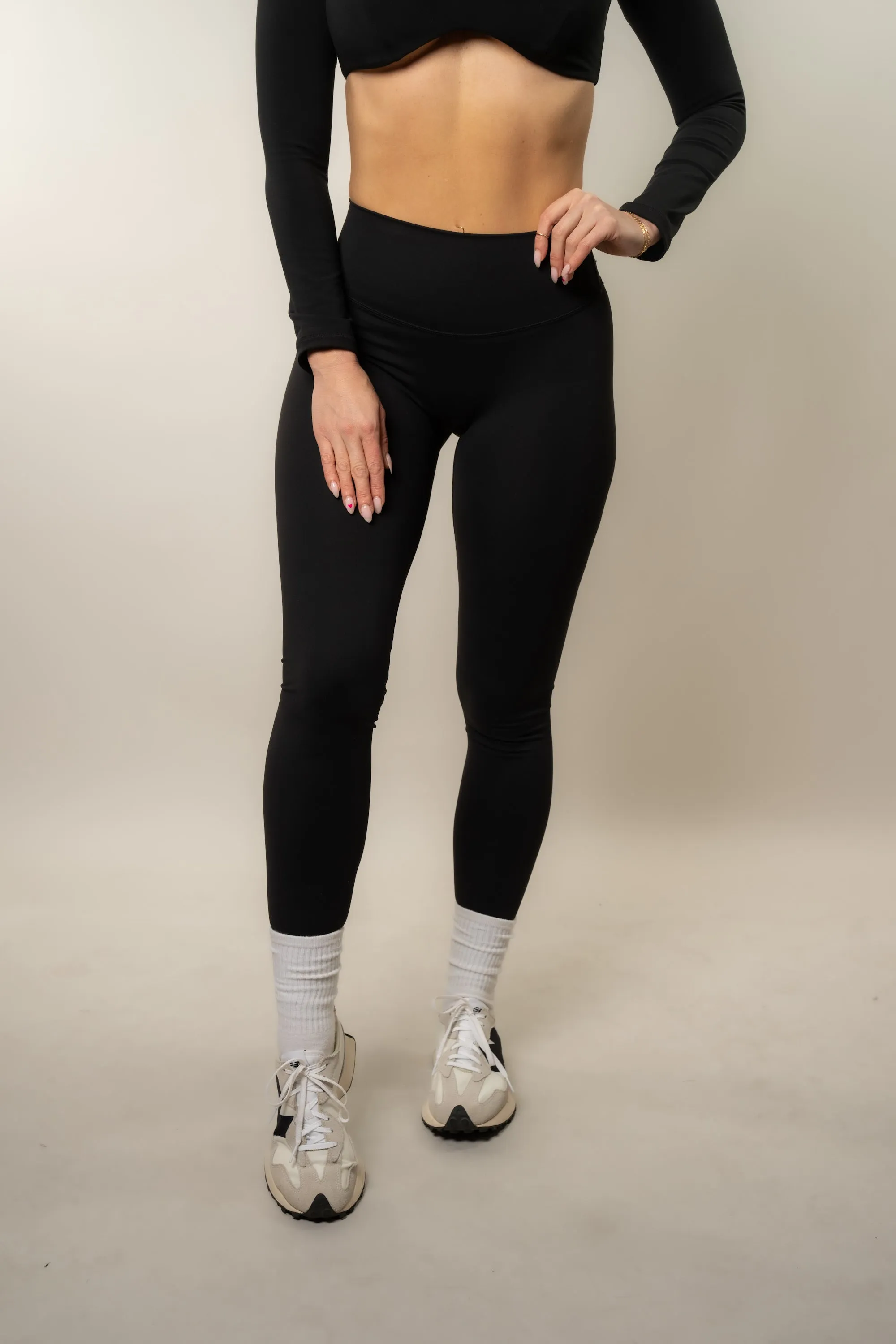 Tall 30" Effortless Scrunch Leggings - Black