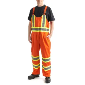 Terra High Visibility Unlined Overall Bibs - 116582OR