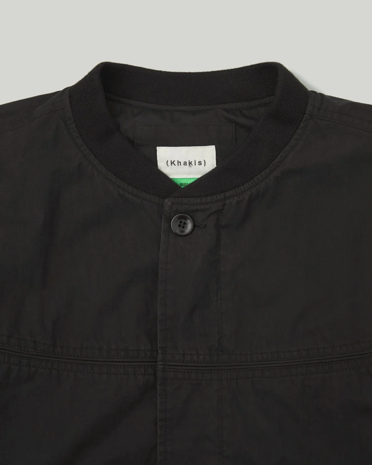 Washed Derby Jacket Black