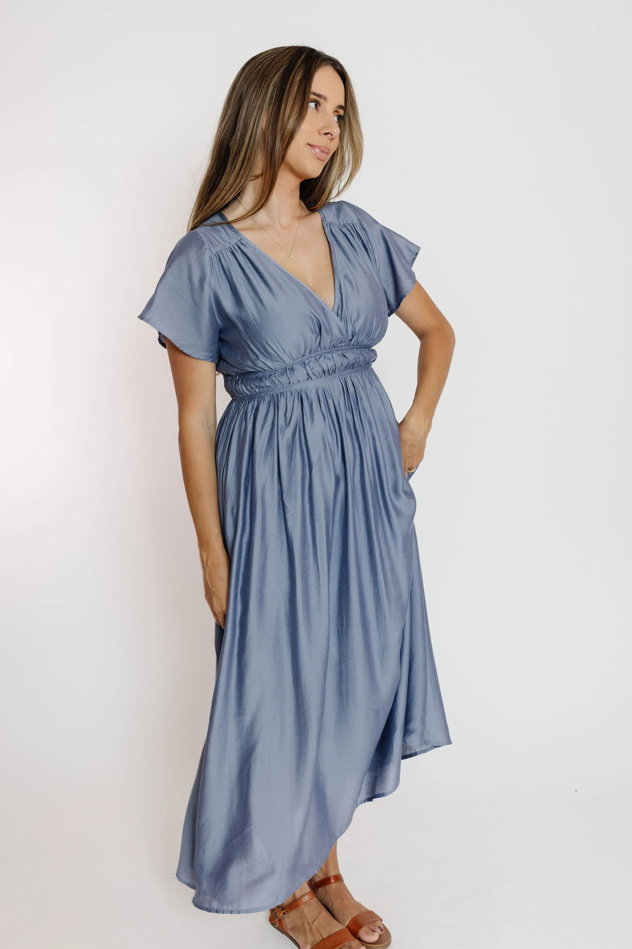 Weekend Dreams Dress in D. Blue