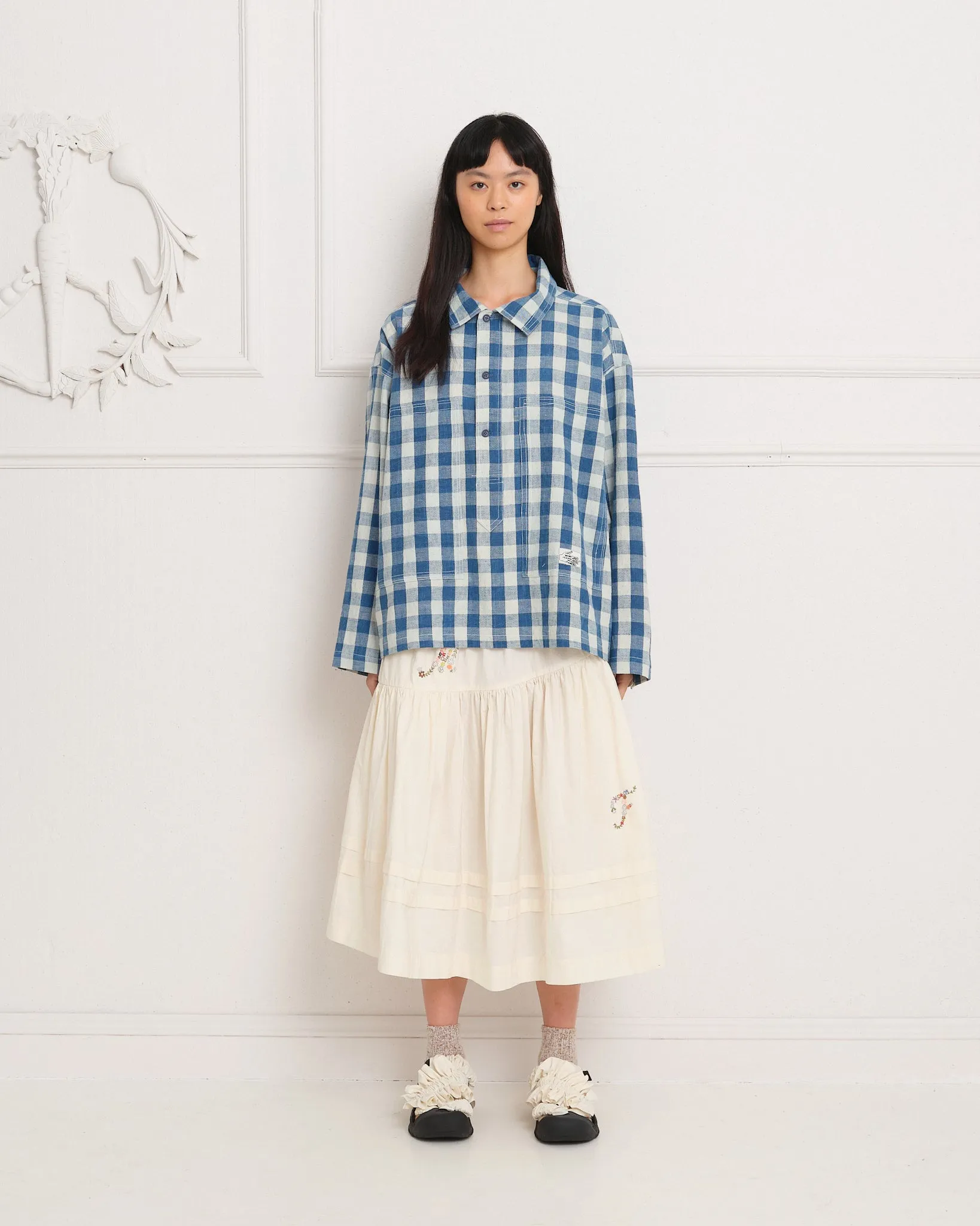 Work Shirt - Indigo Gingham Wonky-Wear